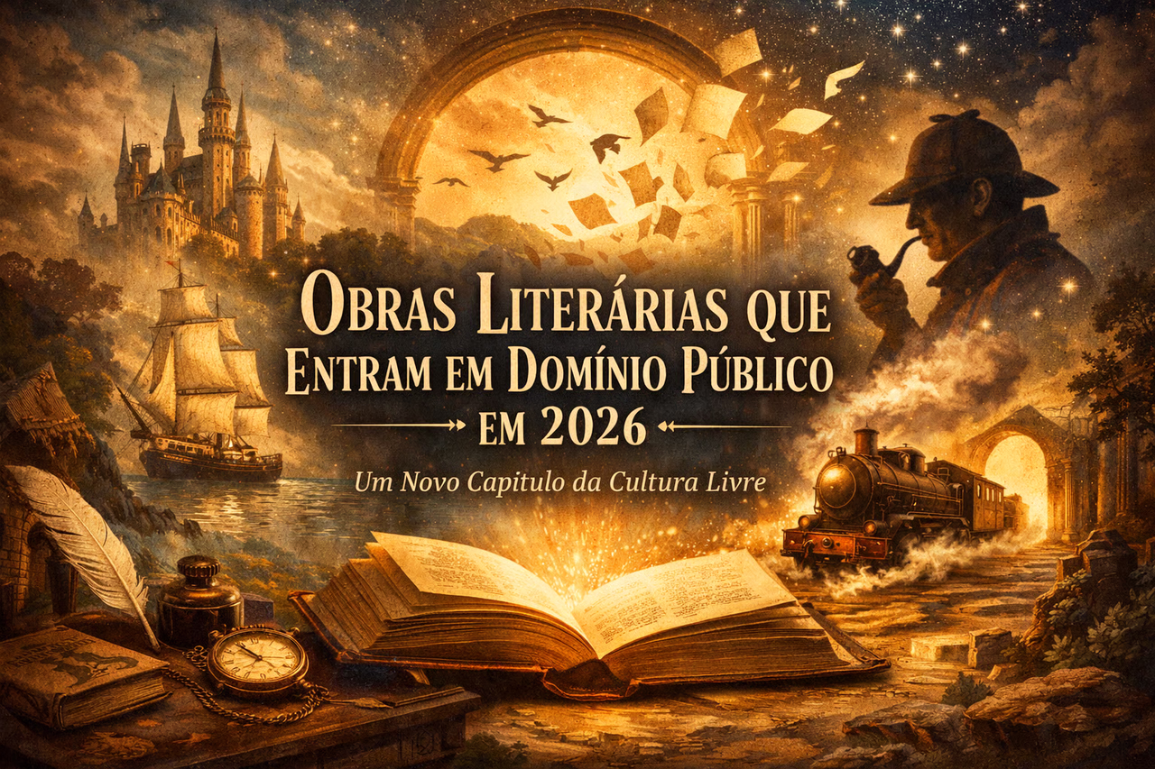 Capa do artigo Obras Literárias que Entram em Domínio Público em 2026: Um Novo Capítulo da Cultura Livre - Literafan