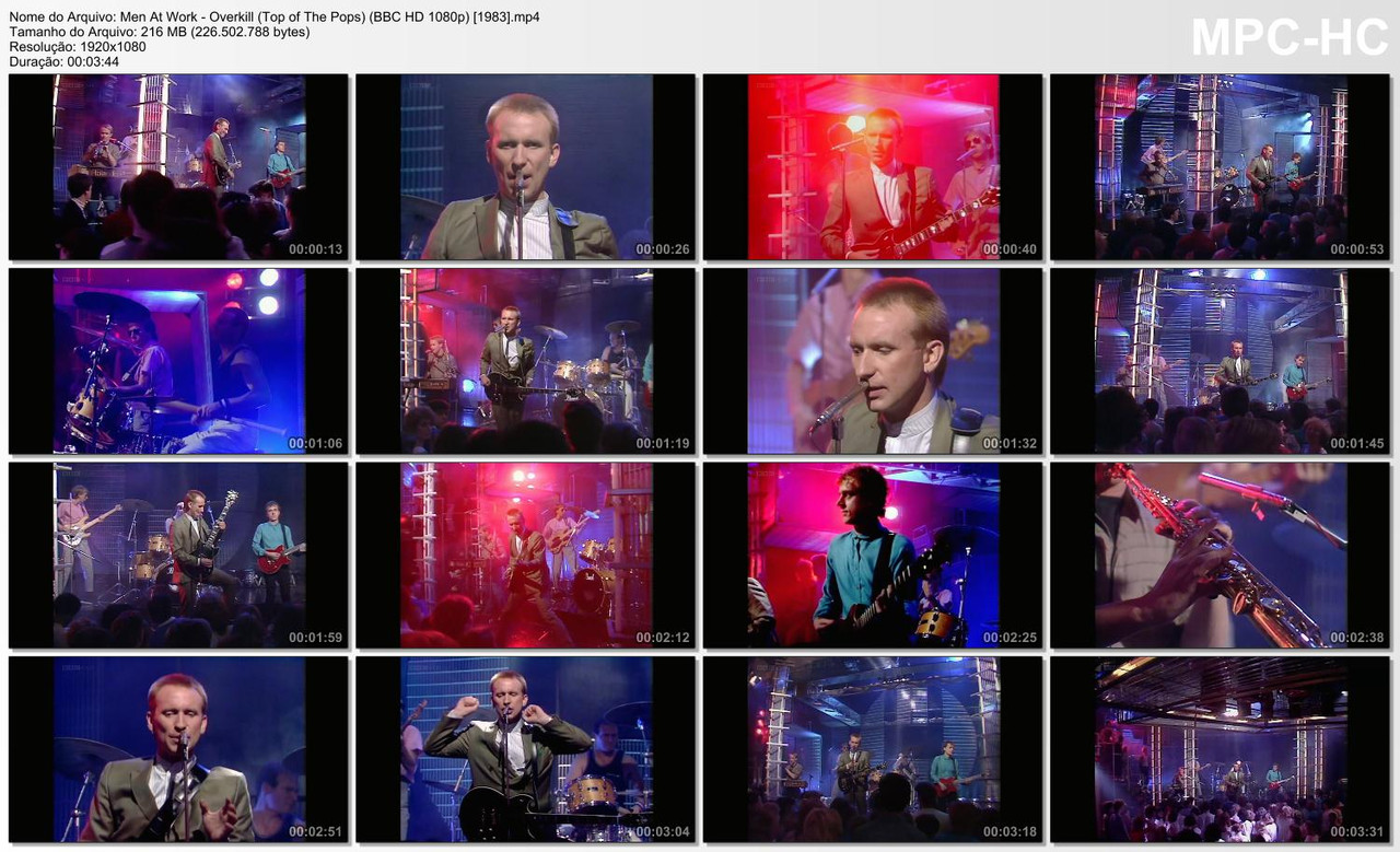 Men At Work - Overkill (Top of The Pops) (Audio CD) (BBC HD 1080p) [12.05.1983]