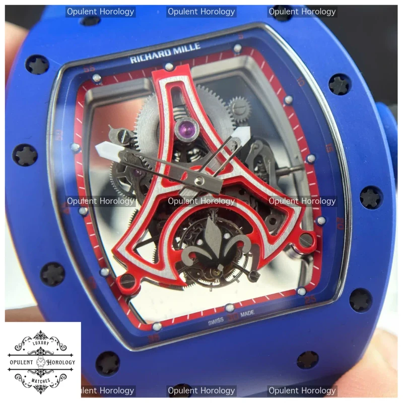 Richard Mille RM52-03 PSG Blue Ceramic - 42.7 mm Replica