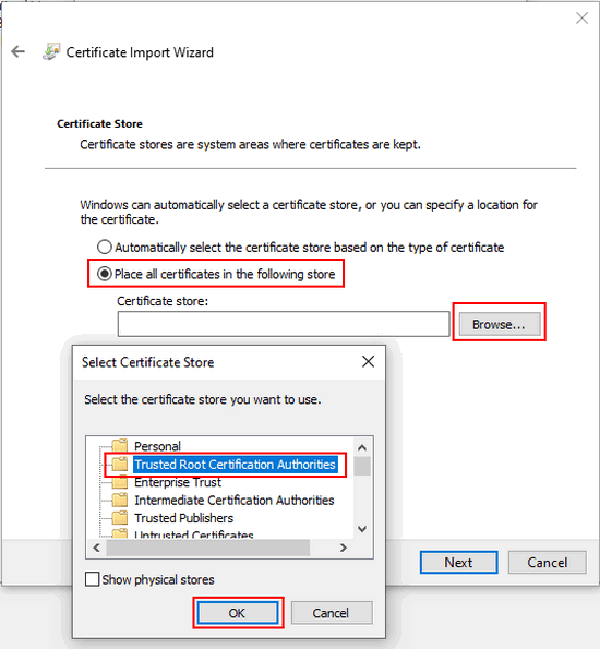 WinCC Unified Runtime on engineering computer certificates WinCC Unified Runtime on engineering computer certificates