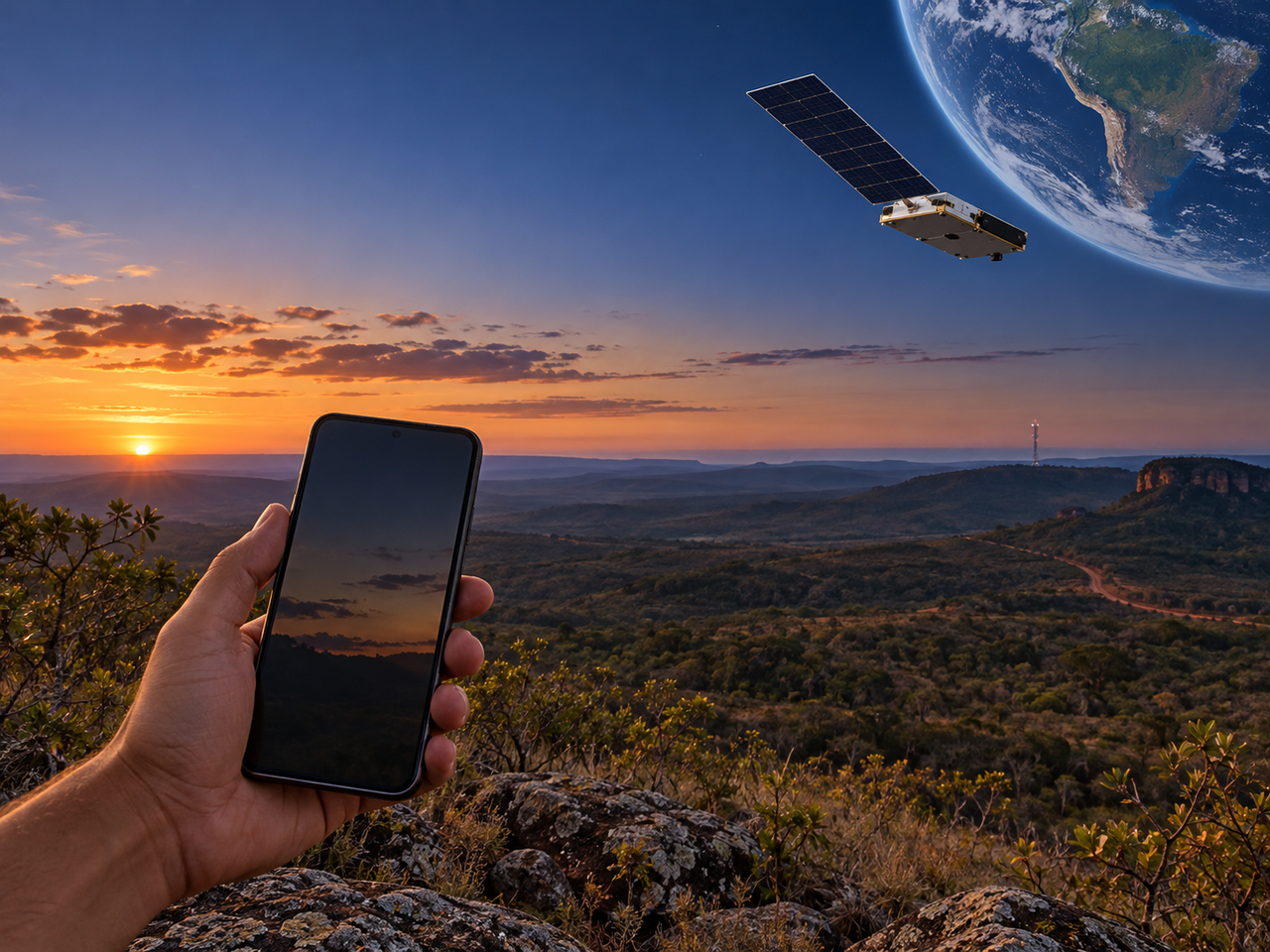 Starlink recebe aval para conectar celulares por satélite, mas torres continuam no jogo