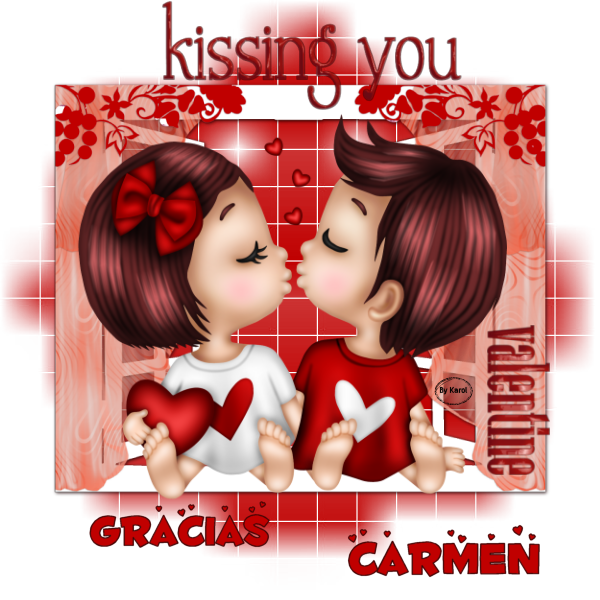 SAN VALENTIN BESITO NIÑOS