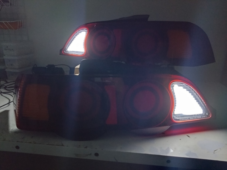 Honda Integra One-Off Carbon Acrylic LED Taillights Ultra Rare