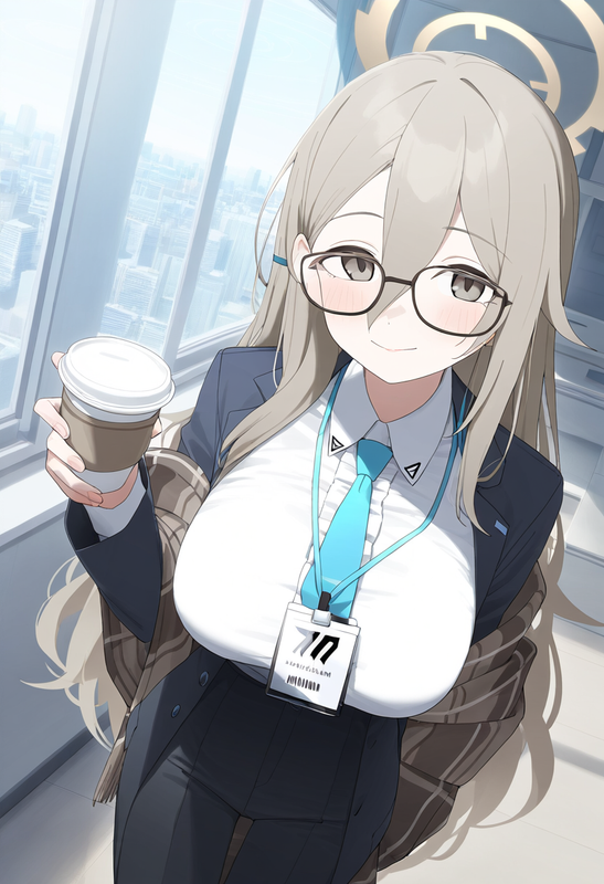 1girl, akane (blue archive), blue archive, official art, alternate costume, alte s-1874458222