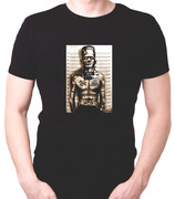 Camiseta Caras Maus Procurado Suspeito Franky Mugshot