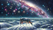 DALL-E-2023-10-14-17-32-23-Illustration-Amidst-the-glowing-vastness-of-the-cosmos-a-cow-graceful