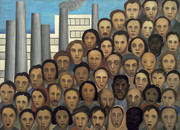 Operários - autoria Tarsila do Amaral, 1933