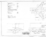 General Arrangement Army Fighter XF-88 2 of 2 60