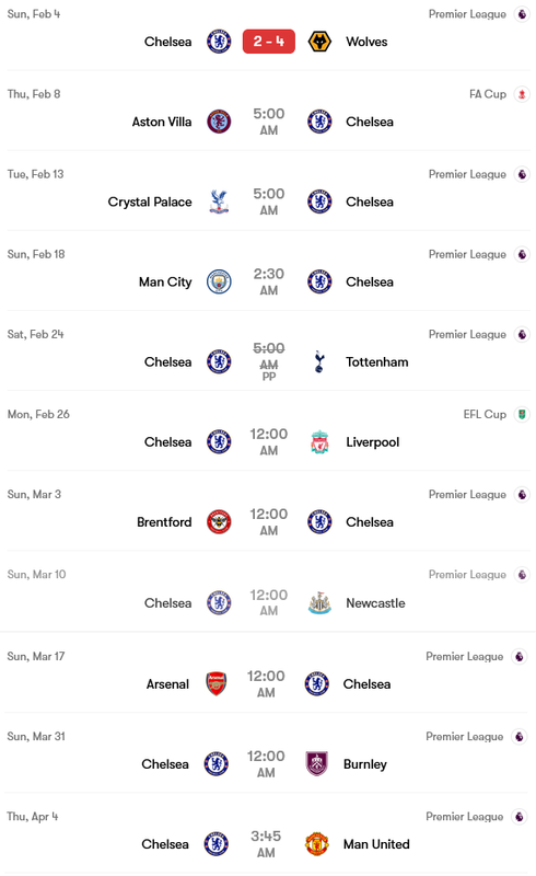 2024-02-06-Chelsea-latest-matches-scores-and-upcoming-fixtures
