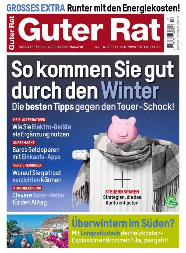 Cover: Guter Rat Magazin Oktober No 10 2022