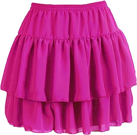 Women's Flared Short Skirts Basic Versatile Pleated Mini Skater Elastic Skirts - Picture 40 of 47