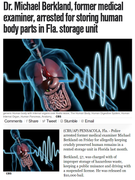 Scarborough - medical examiner arrested
