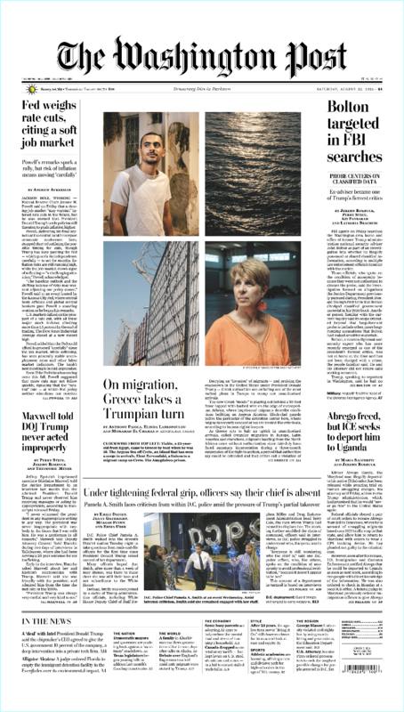 The Washington Post August 23.2025 (P. M. Kamath)