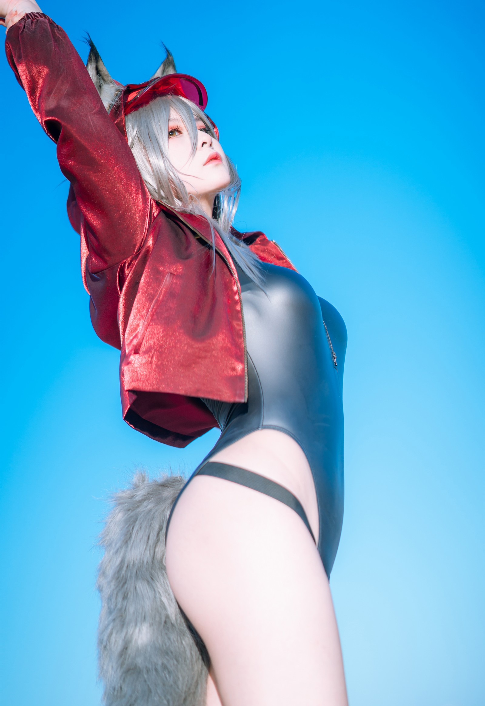 w百合欧皇子w 明日方舟轻风LB01红写真集 – Arknights COS高清 [12P-97MB]插图6