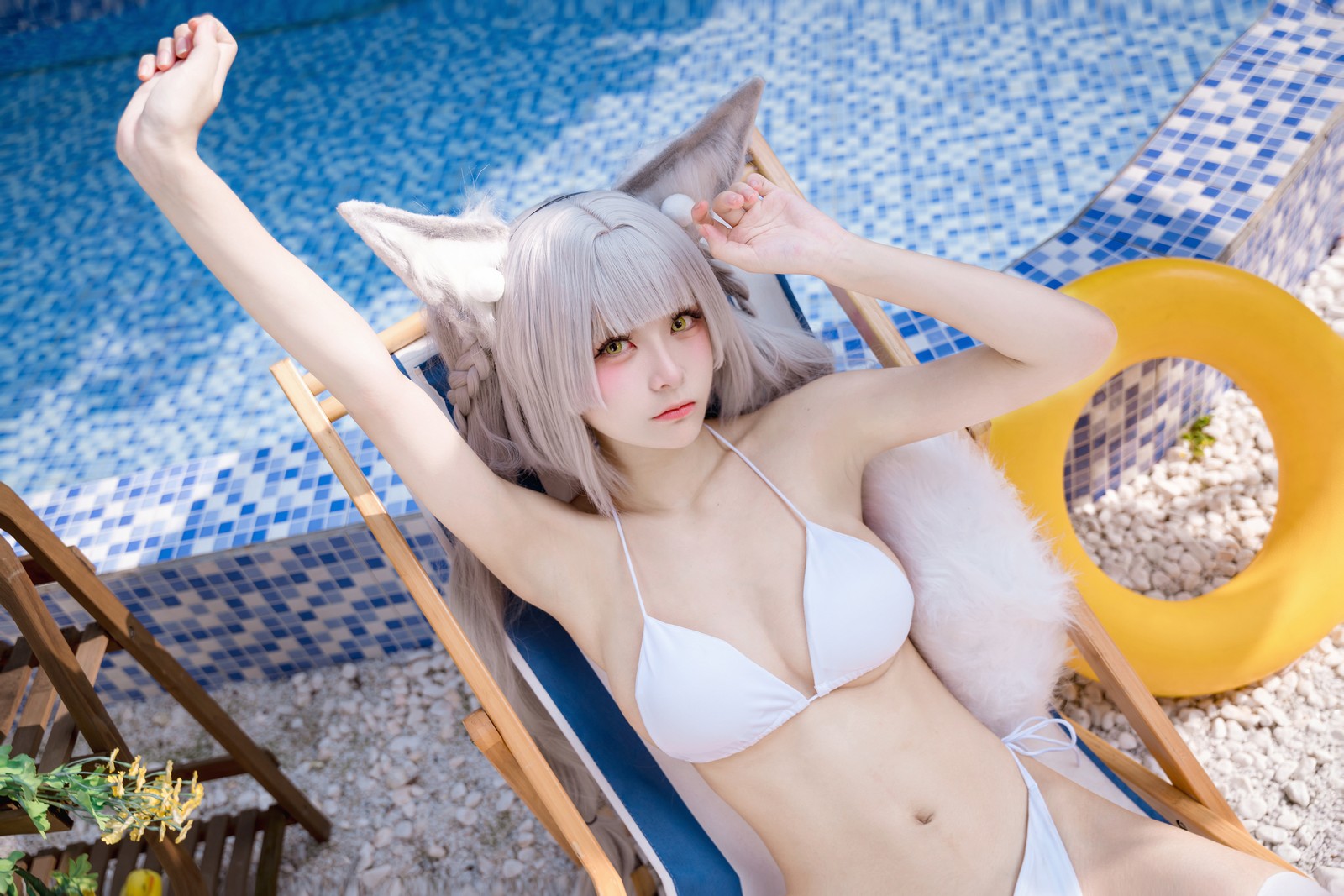 九柒喵 – 朝凪泳装 高质量泳装写真（29P-241.5M）夏日海边 Cos 系列插图6