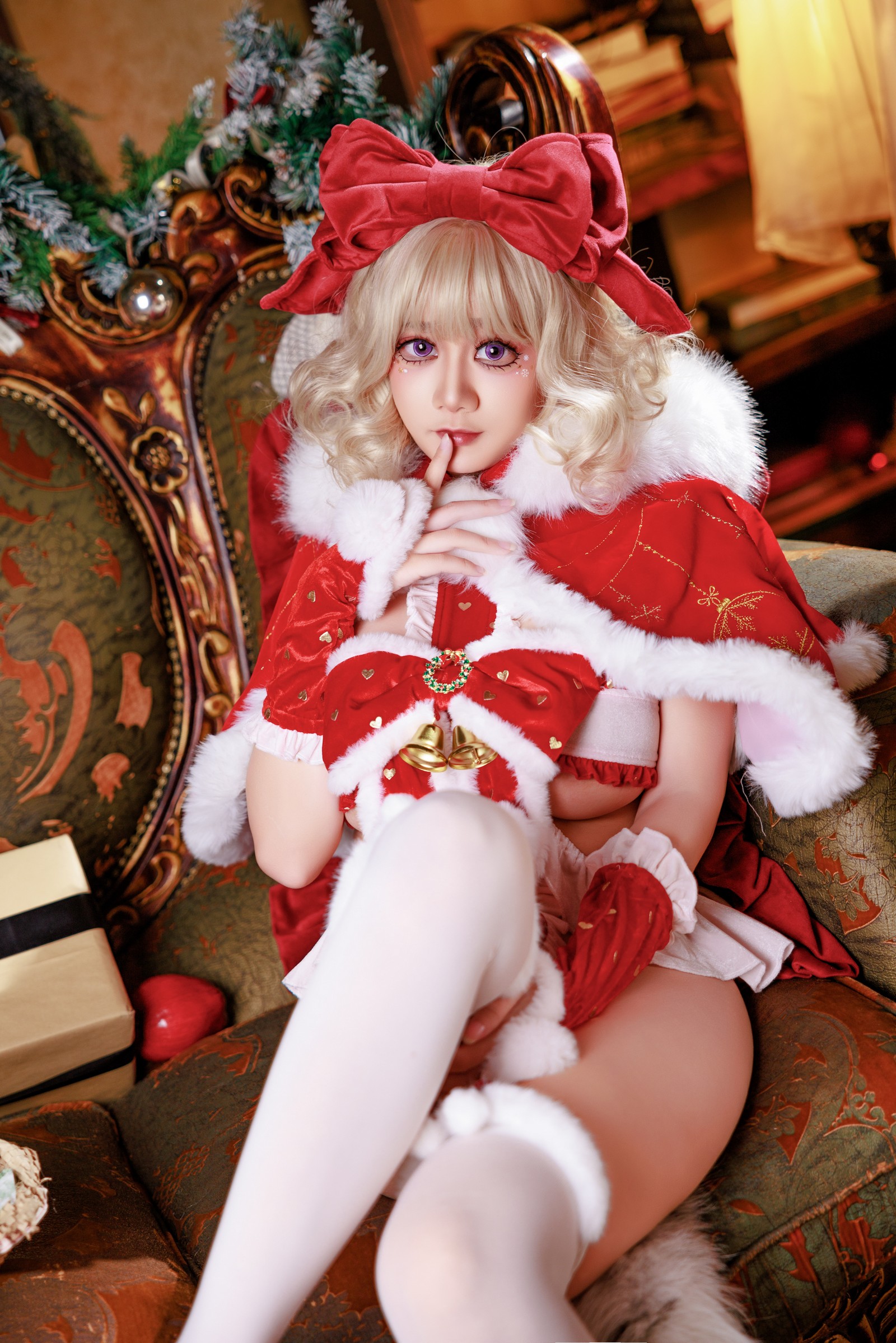 阿雪雪写真圣诞雪精灵高清图集（97P+1V / 3.9G）Cosplay主题插图2