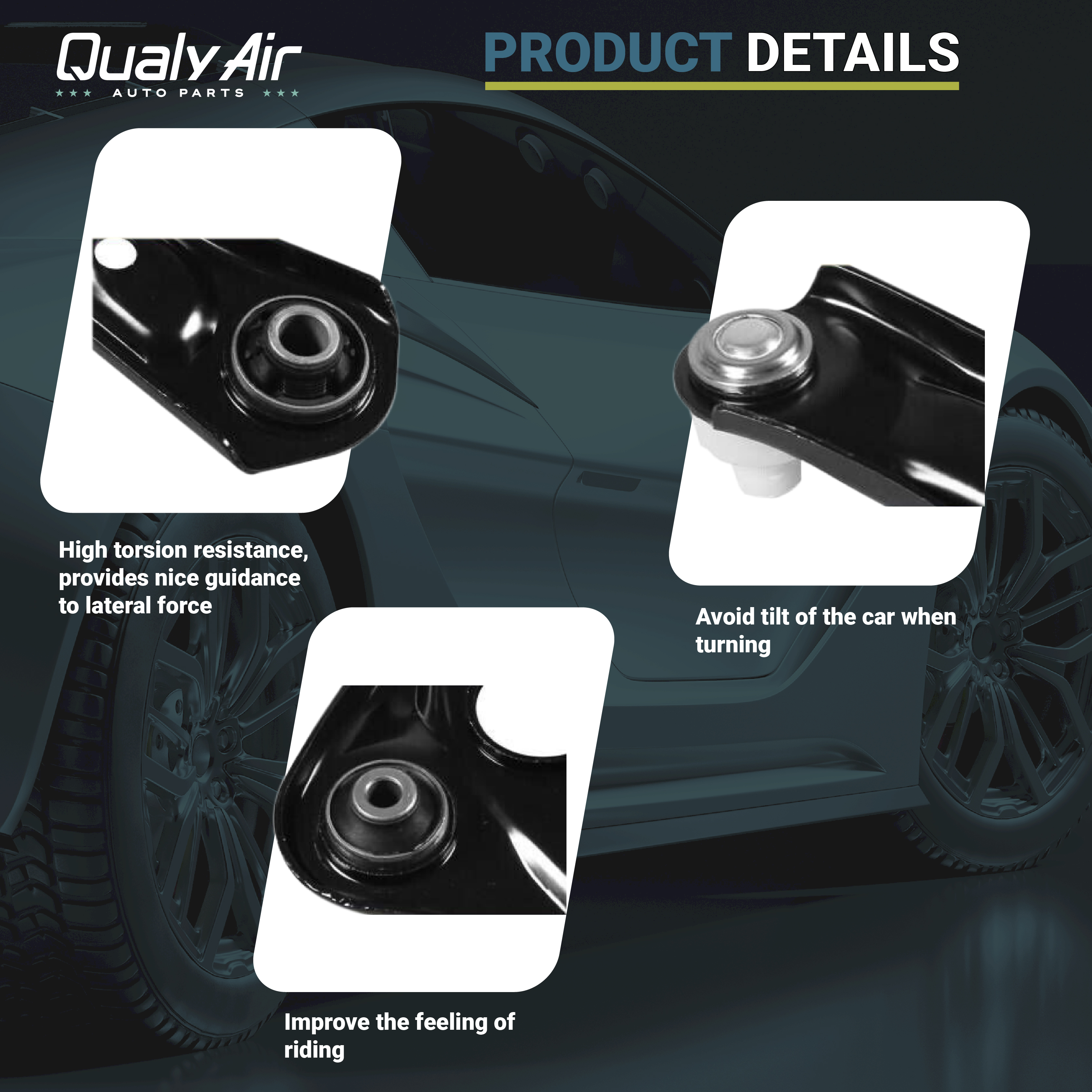 Control Arm Kit for Honda Cr V Element Rear End - 2pcs - Foto 5 di 6