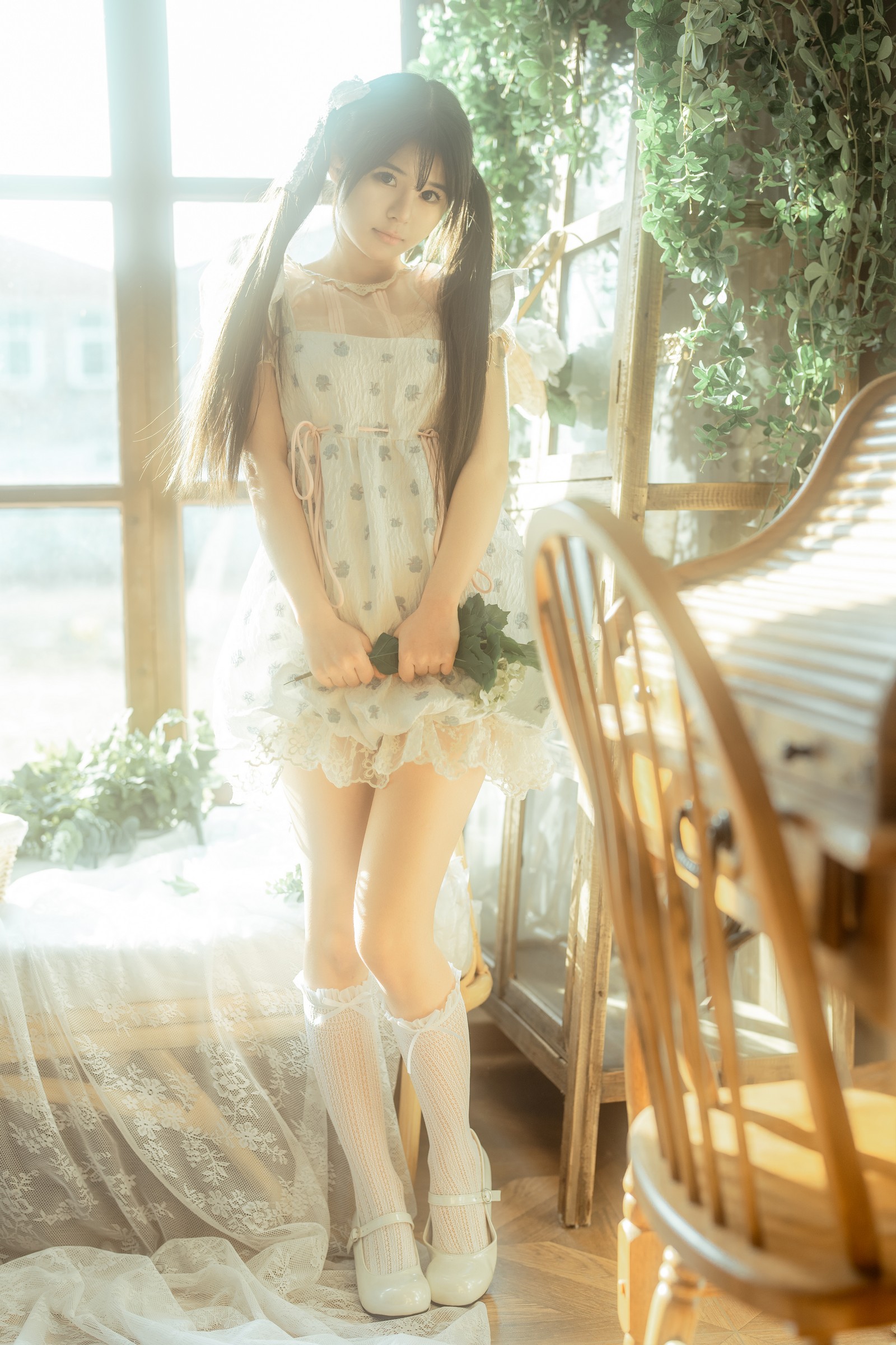 rua阮阮 花房 小裙子 写真图集｜甜系少女私房摄影（54P｜661MB）插图1