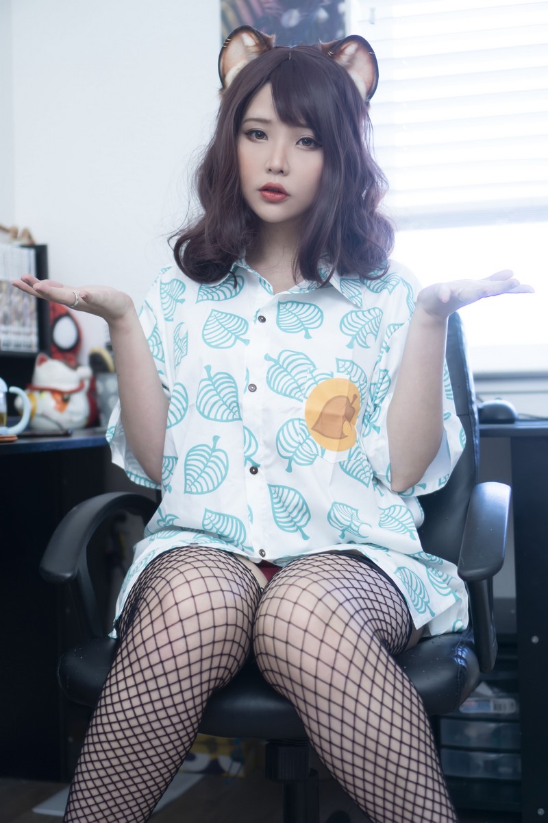 Hana Bunny 狸克 Cosplay写真｜动物森友会 Tom Nook 高清图片合集[11P-39.4M]插图5