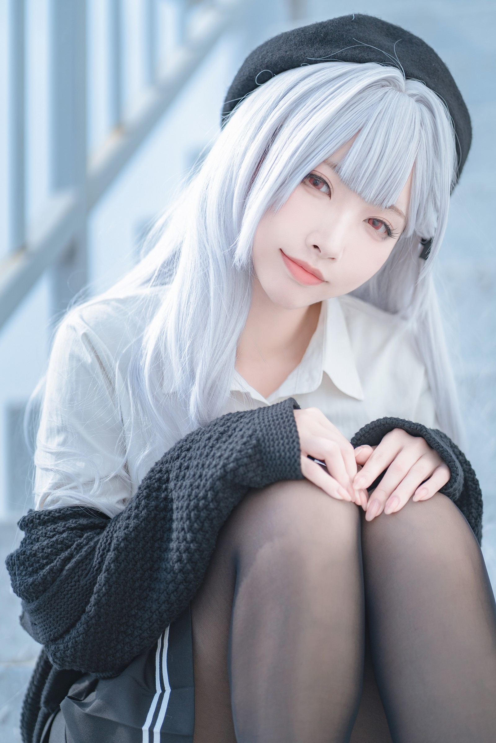 宮本桜 碧蓝航线 斯库拉 JK 制服写真｜校园风 Cosplay 图集（21P｜428MB）插图4