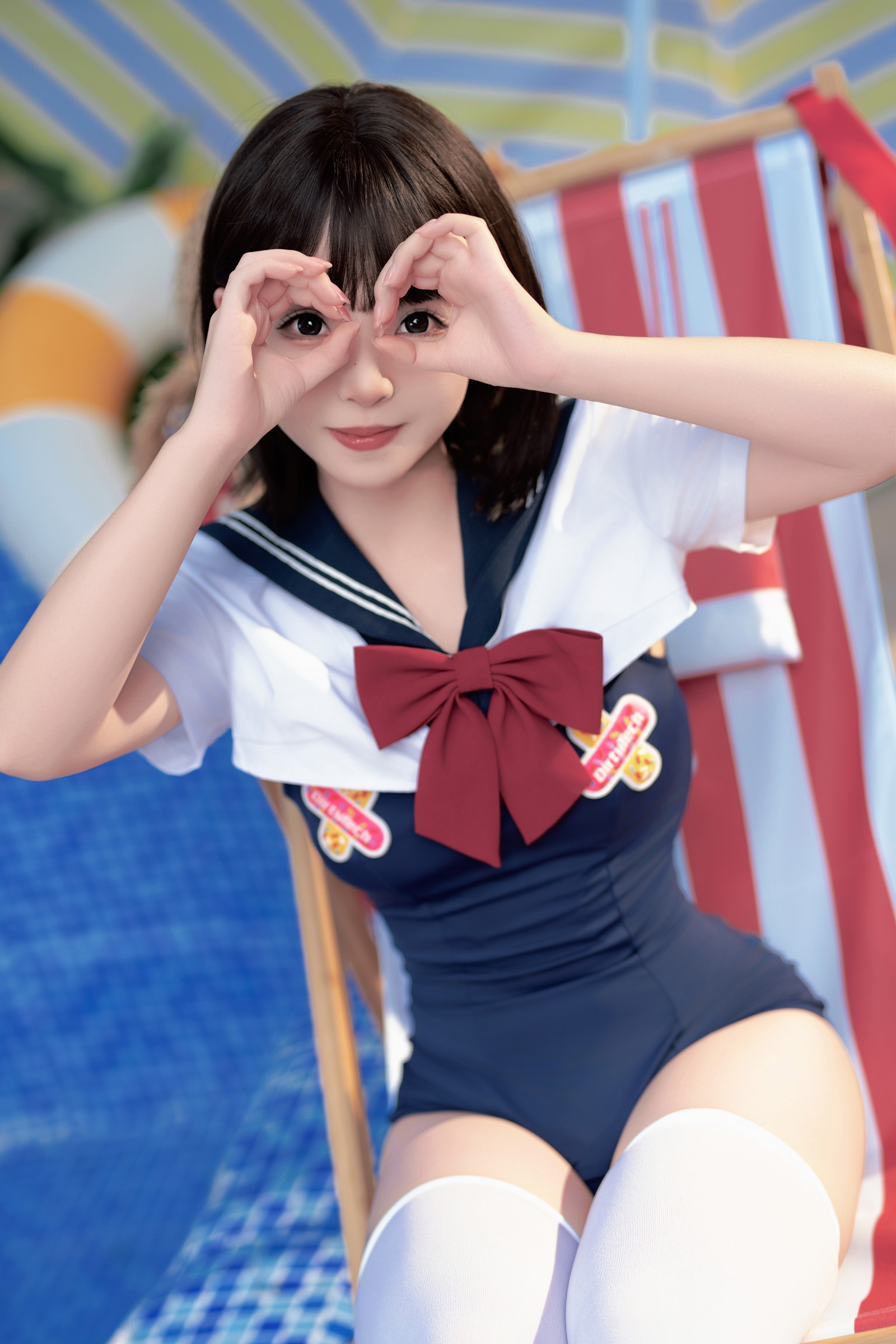 Bangni邦尼 – 反差 JK 泳装 Cosplay 写真集（97P-7V-841.3MB）插图7