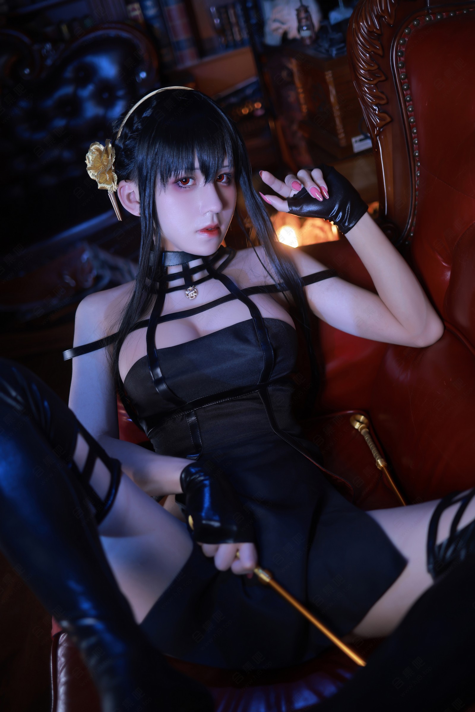 桜满三时 – 约尔 礼服 Cosplay 高清写真集（46P-418.2MB）精美服饰插图