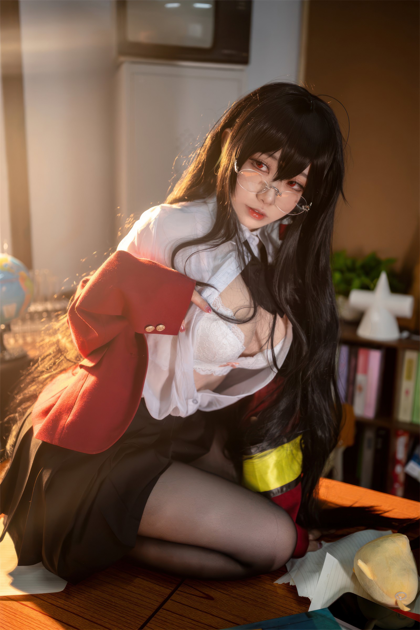 安食Ajiki 碧蓝航线大凤JK写真集 – 动漫COS & 制服美少女 [41P-281.6M]插图8
