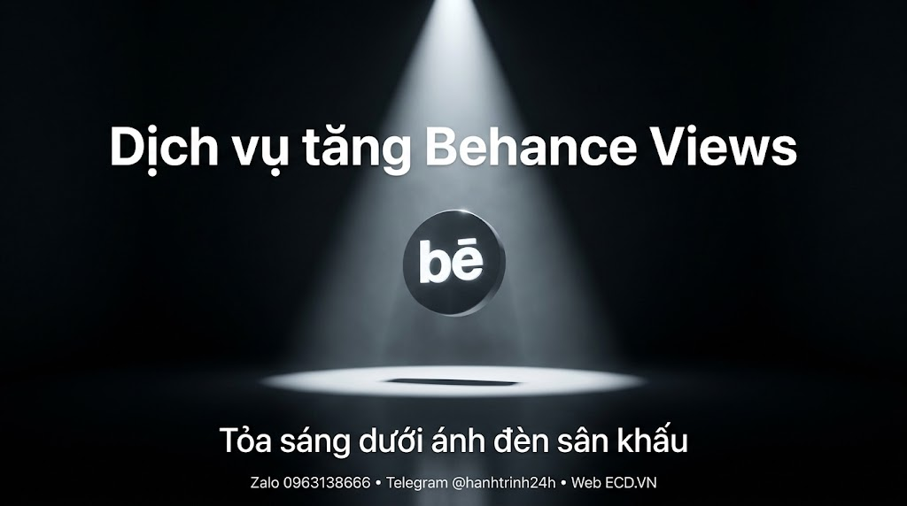 tăng behance views an toàn tăng follower