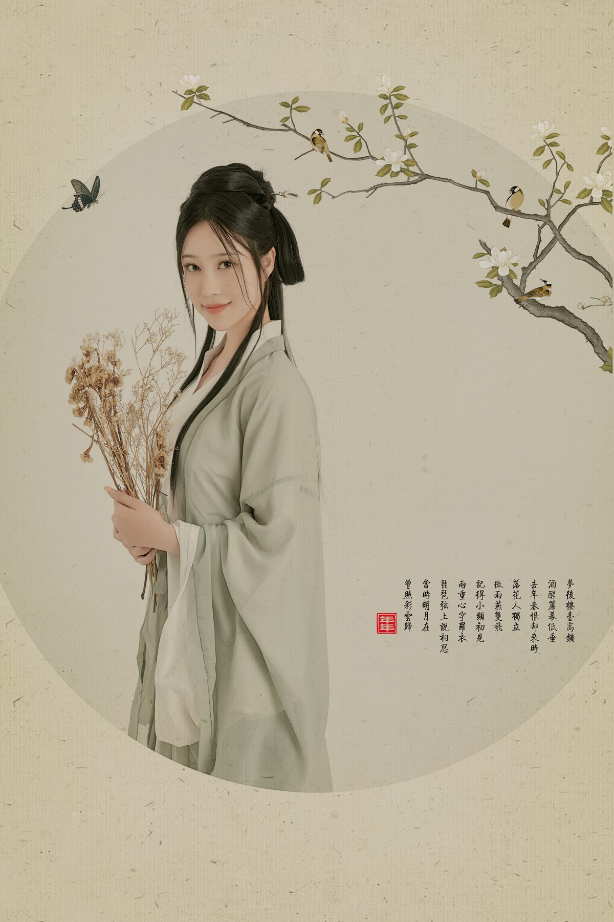 年年nnian 白玉兰写真 花系清新风图集