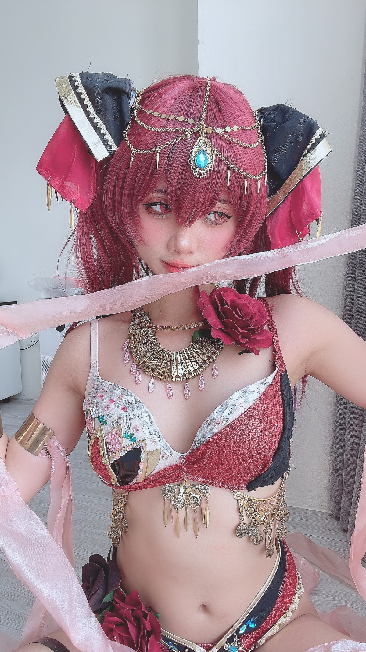 PoppaChan Houshou Marine Dance Version – 109 Photos 9 Videos 1.12GB插图4
