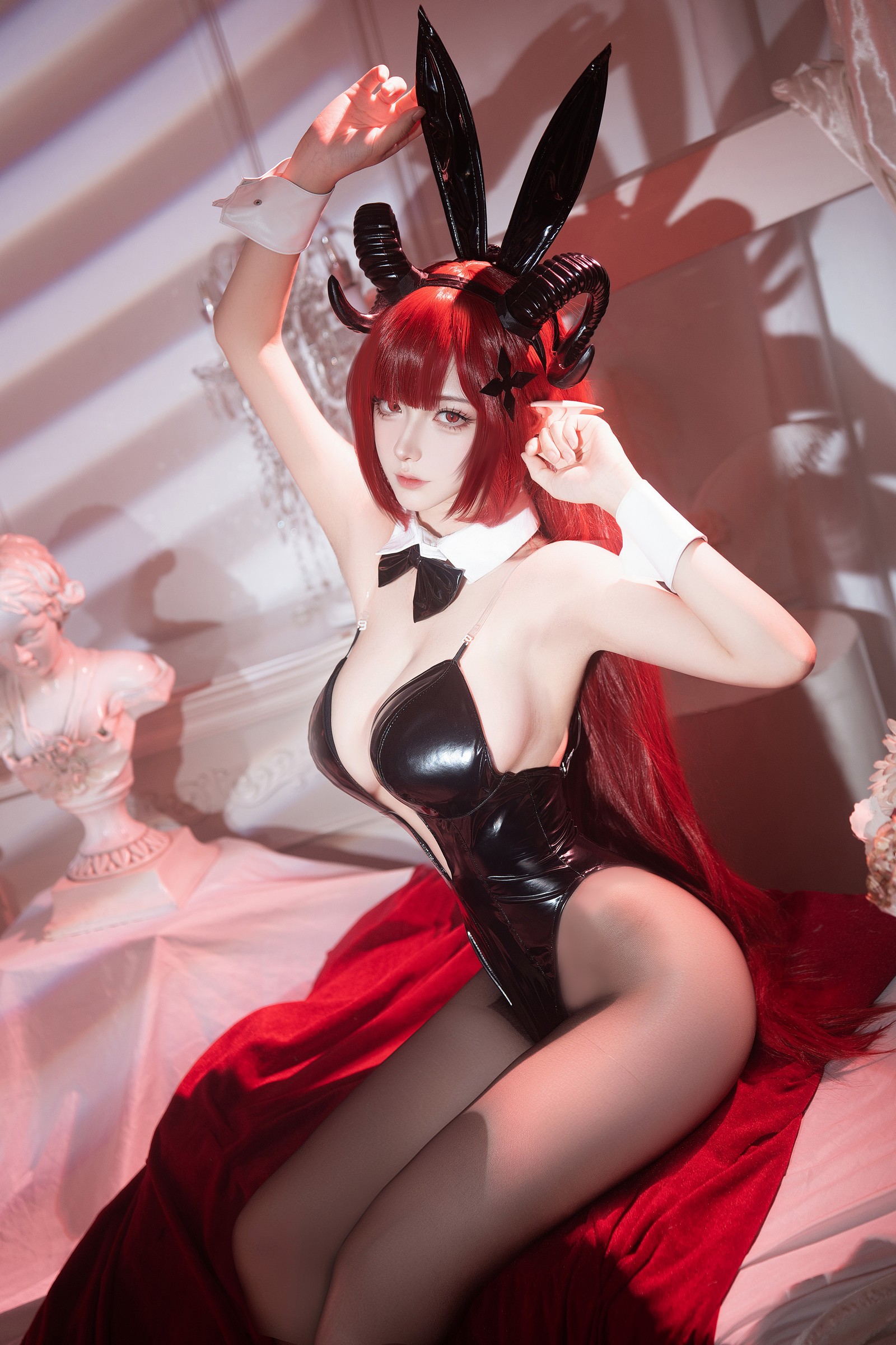 Seya-狮砸 – 25年01月限定 狂三旗袍 Cos 高清写真 2（12P-133.8MB）插图1