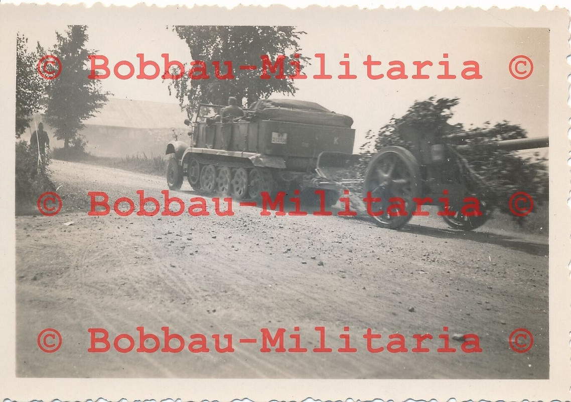 Frankreich vor Dunkirchen schw Halbkette Sd Kfz Geschutz Kampfgruppe KLEIST