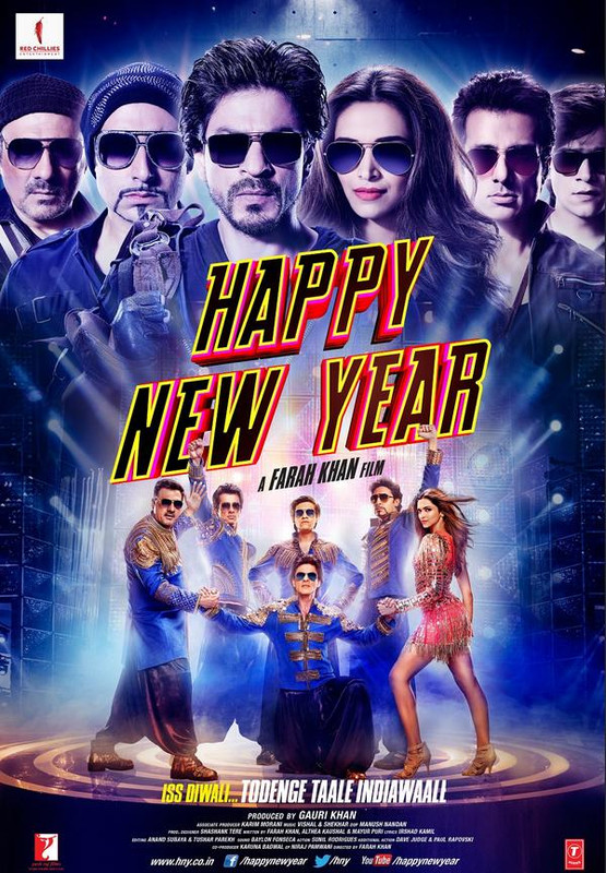 Happy New Year (2014) Hindi 720p Bluray x264 AAC 1.3GB ESub