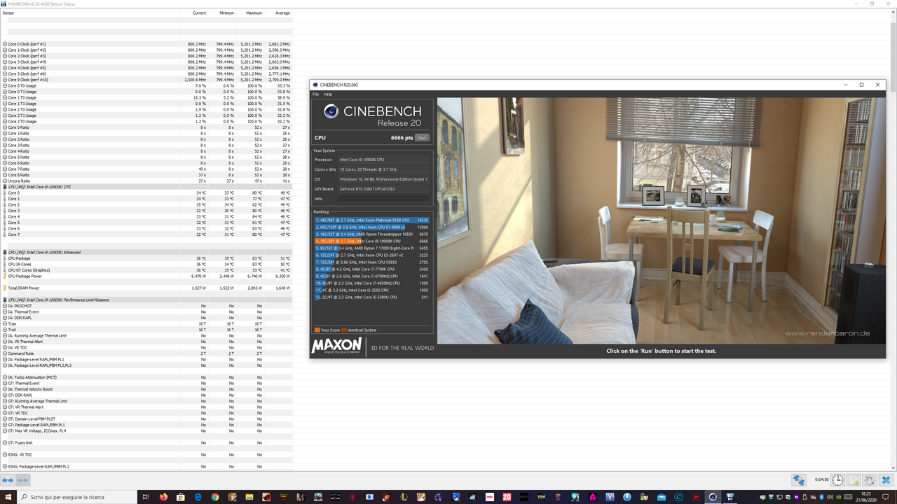 cinebench r20 (3a run)