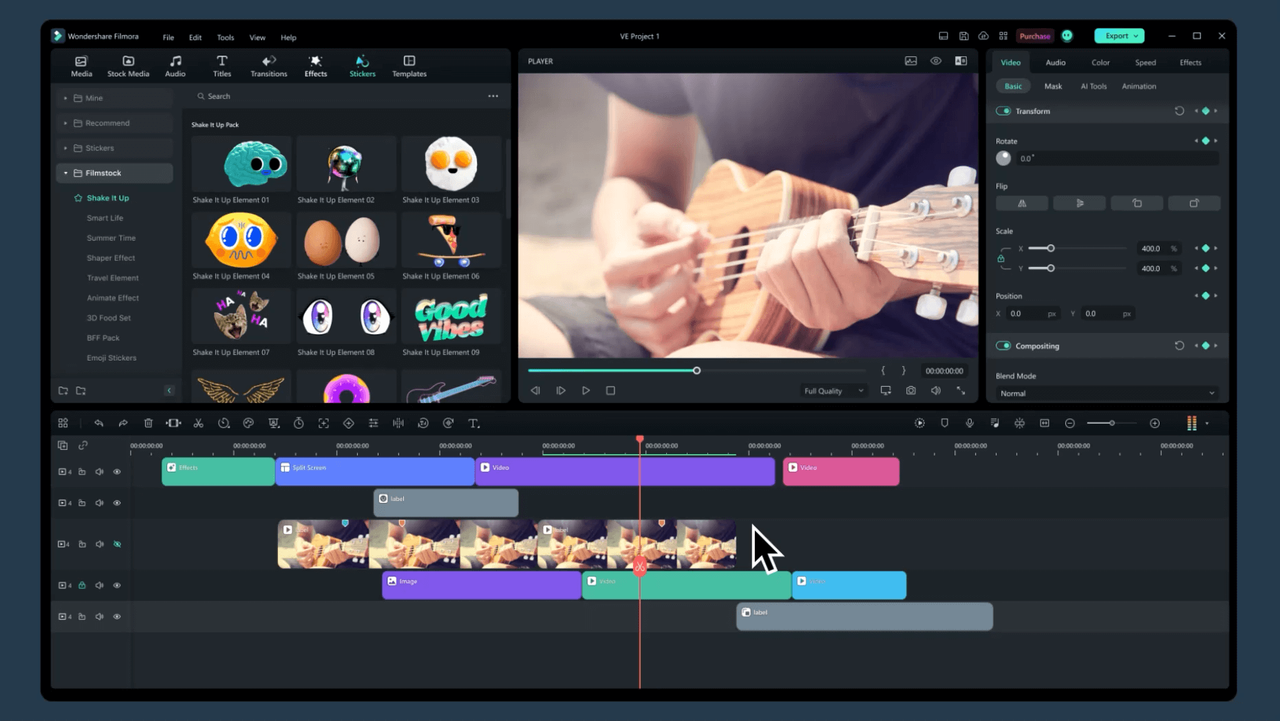Wondershare Filmora – Editor de Video Potente y Fácil 4