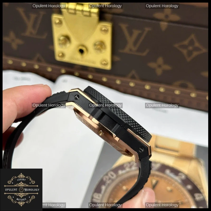 Hublot Big Bang 20th Anniversary King Gold Ceramic Automatic Chronograph Watch 43mm