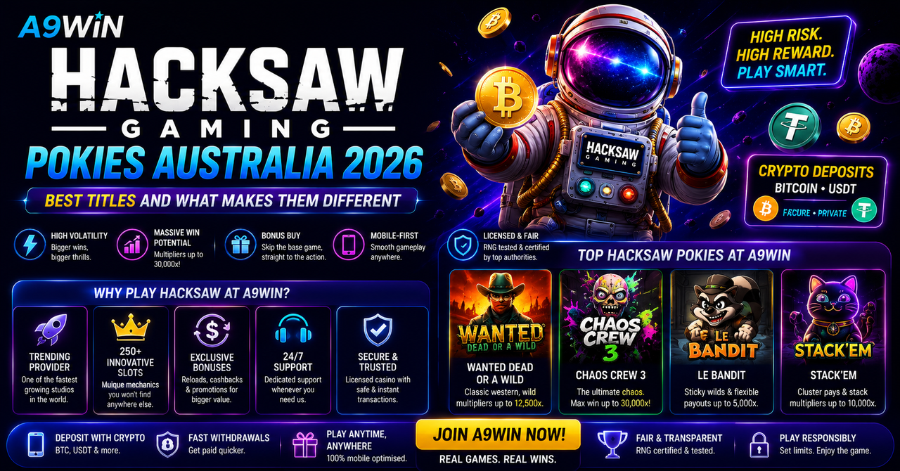 Hacksaw Gaming pokies Australia