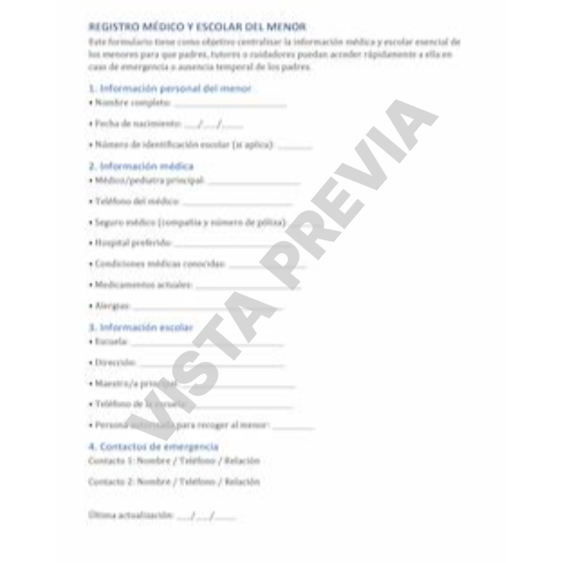 Vista previa Formulario 5