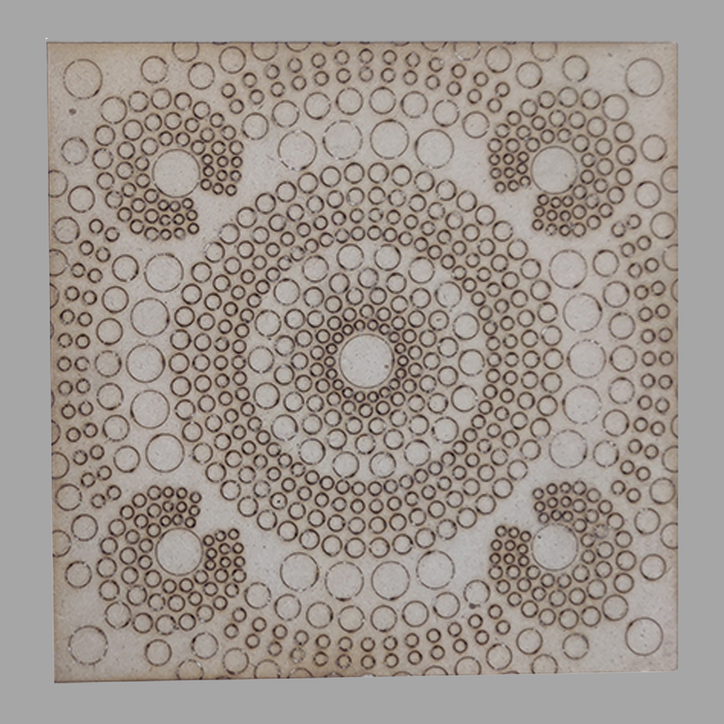 Penkraft Dot Mandala on Engraved Square MDF Hobbyist level DIY Kit with Free video tutorial