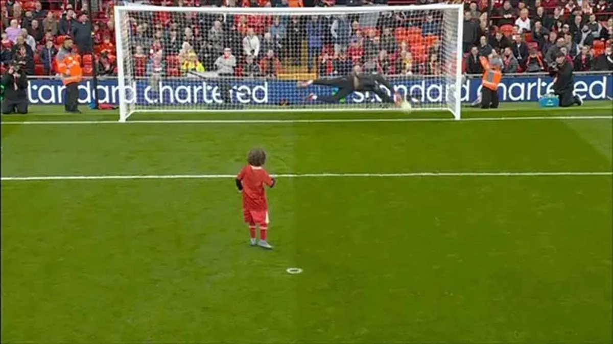 Did not allow an 11-year-old boy to score twice, David James booed in Anfield.