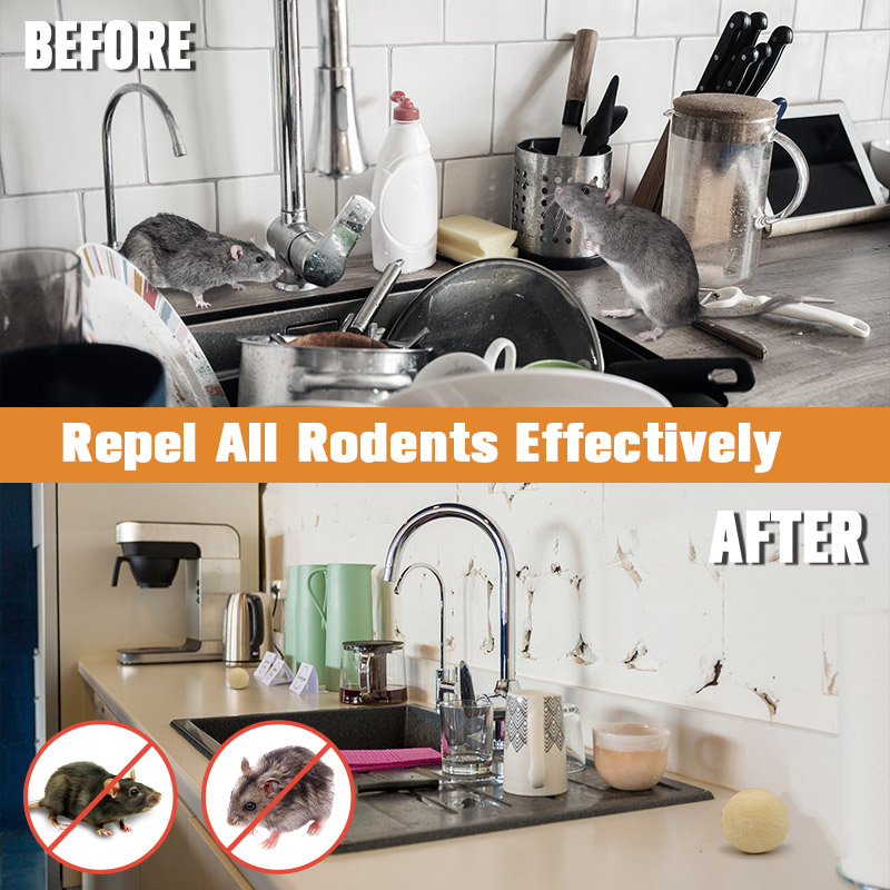 Mouse Repellent 10 Balls, Rodent Repellent - Picture 2 of 6