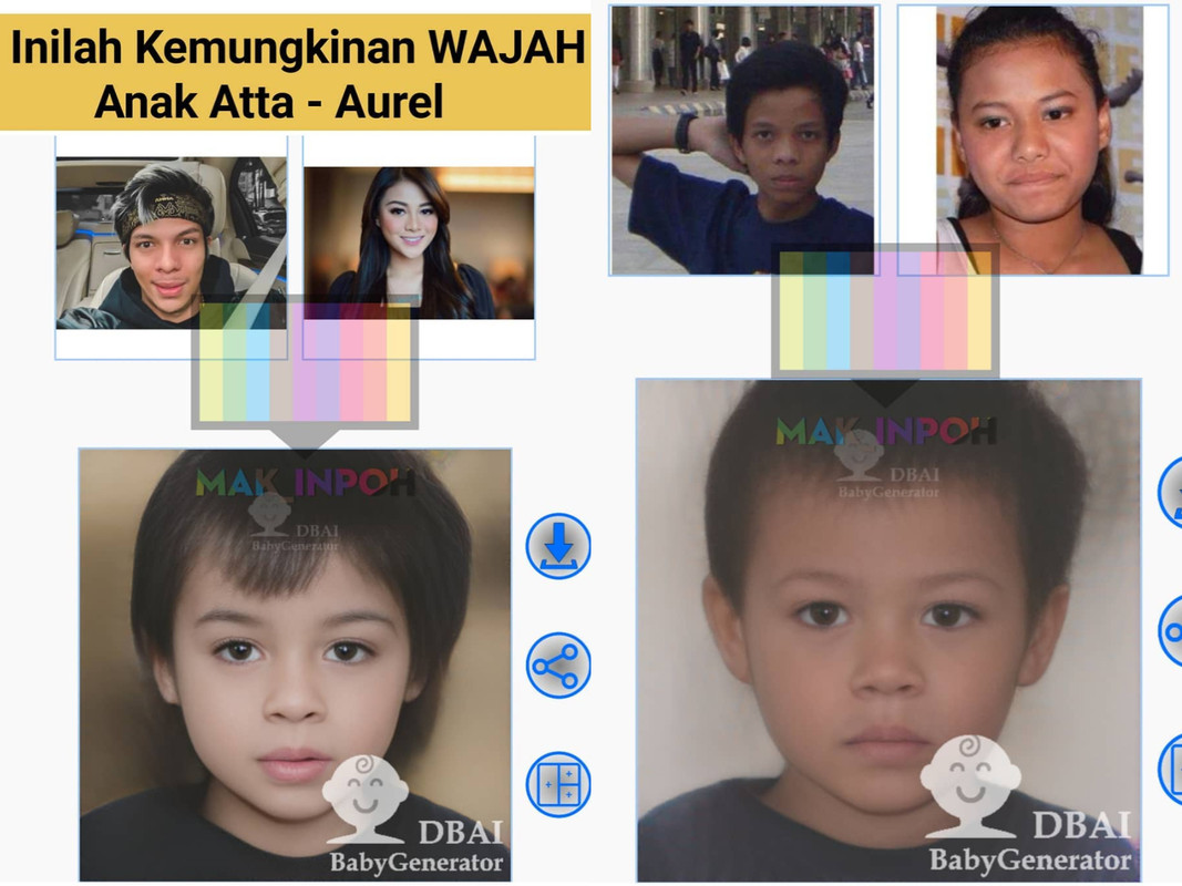 Jika berjodoh seperti itulah gambaran anak Atta dan Aurel