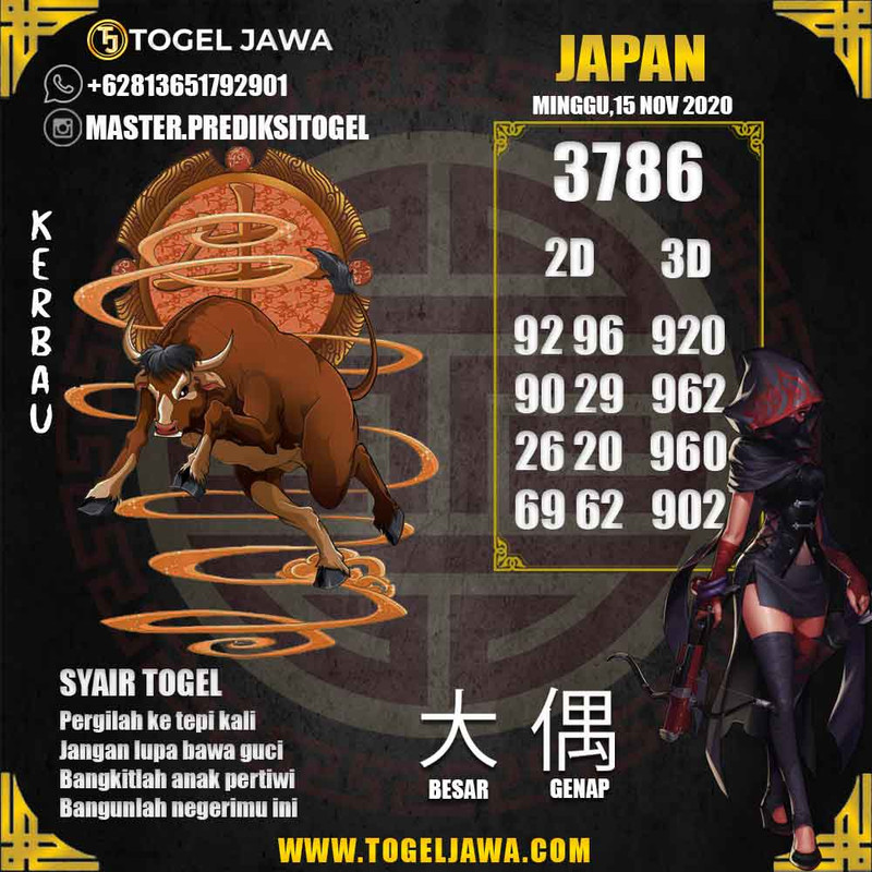 Prediksi Japan Tanggal 2020-11-15