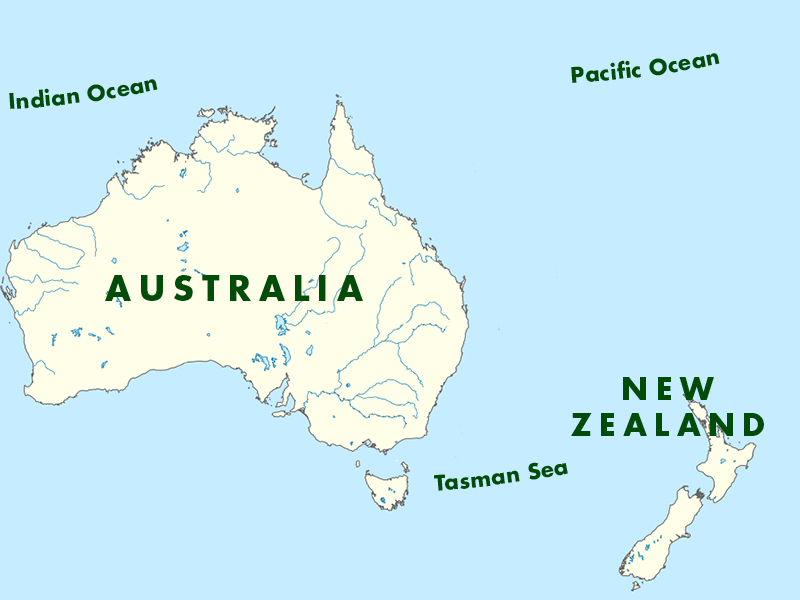 How Far Is Australia From New Zealand?