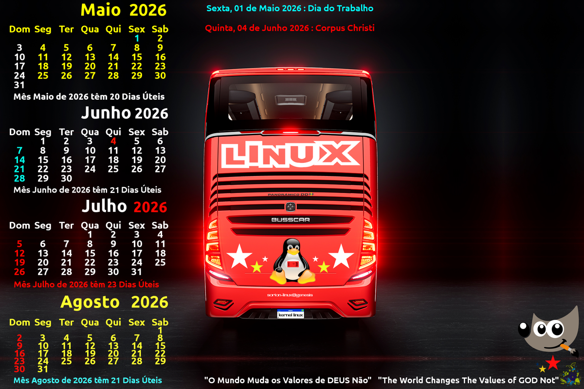 Busscar DD Panoramico NB1 Traseira Calendarios MJJA 2026 Extra Promo Gimp Linux 1920x1280 000