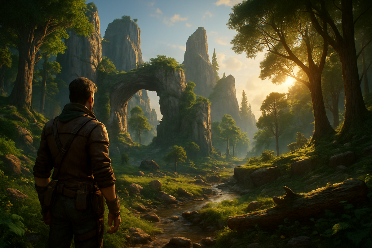 AI-generated environments in gaming