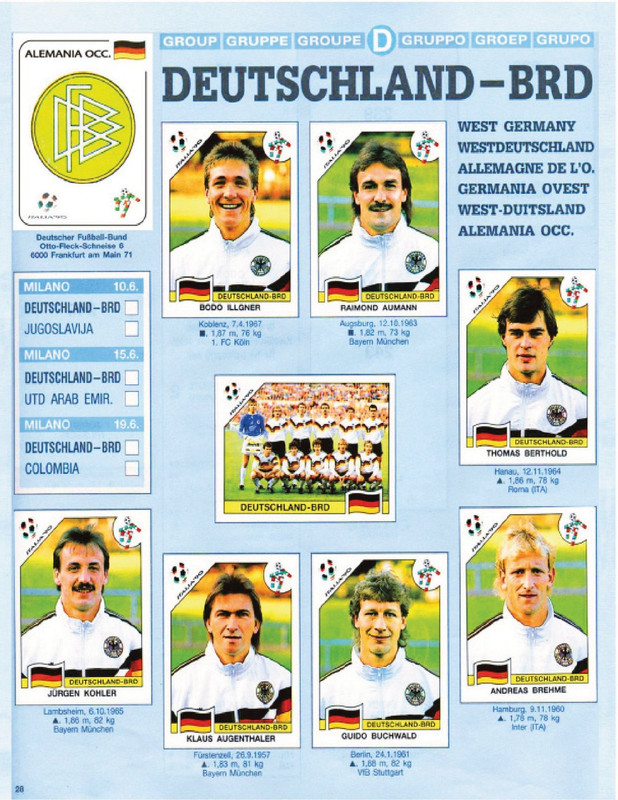 Album Panini Italia 1990-30