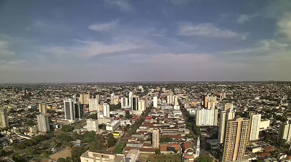 Campo Grande nesta manhã de domingo