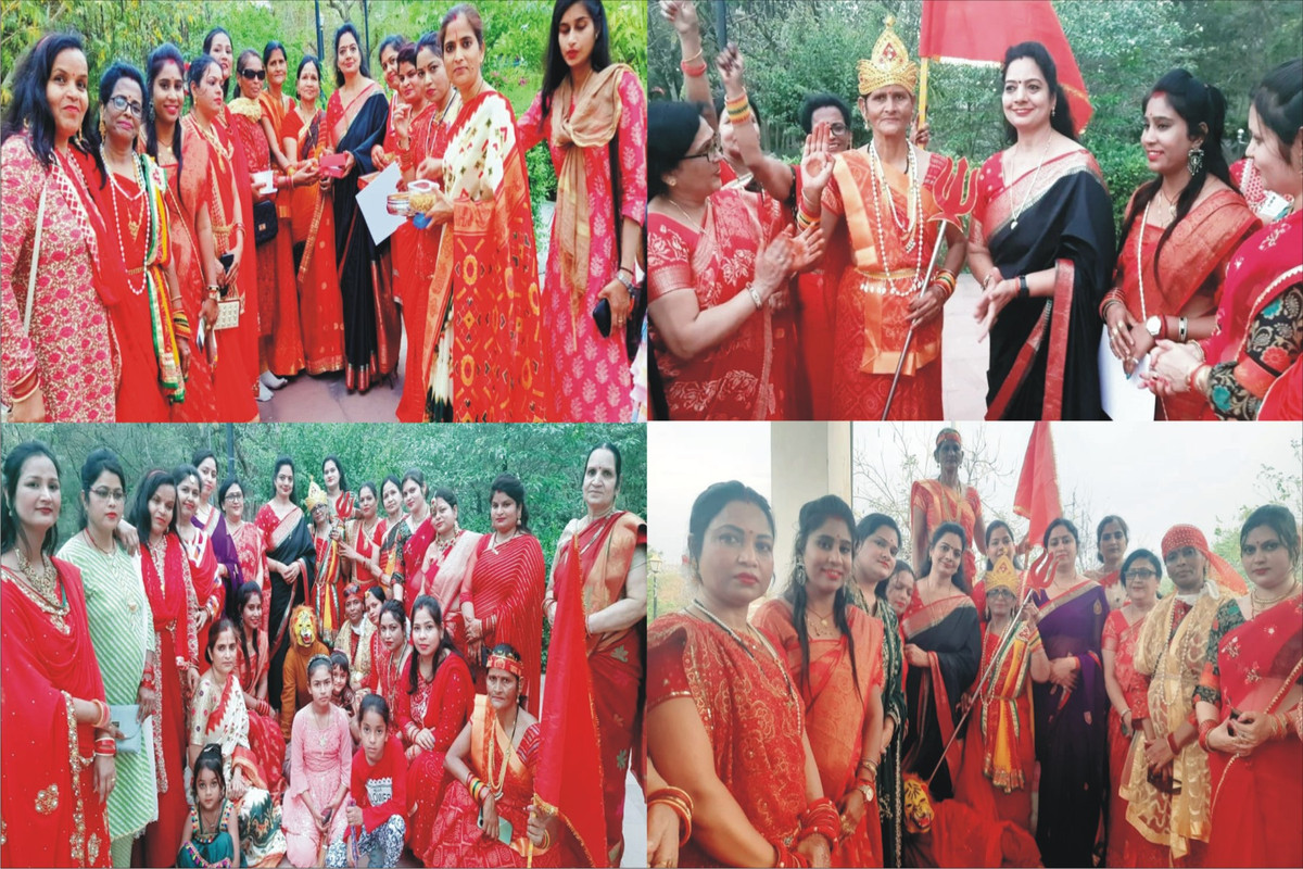 संस्था द्वारा महापर्व  नवरात्रि- गणगौर- बैसाखी- रामनवमी उत्सव अंतर्गत आनंदोत्सव कार्यशाला संपन्न!!!