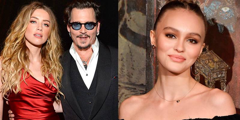 Lily-Rose Depp y el desplante que le hizo a Amber Heard en defensa de su padre